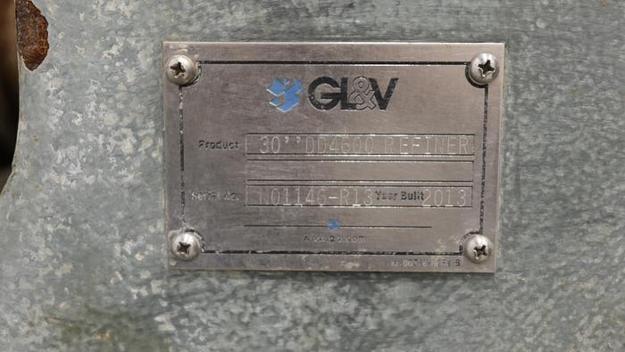 Used GL&V DD4600 26"/30" Disc Refiner #44770