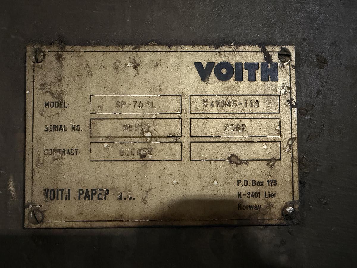 Used Thune SP70SL Dewatering Screw Press #46755