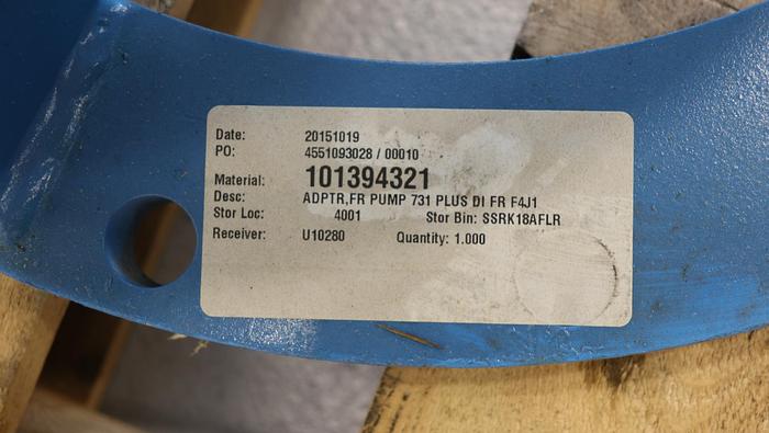 Unused ALLIS CHALMERS 731 Plus F4J1 16" Frame Adapter #46169