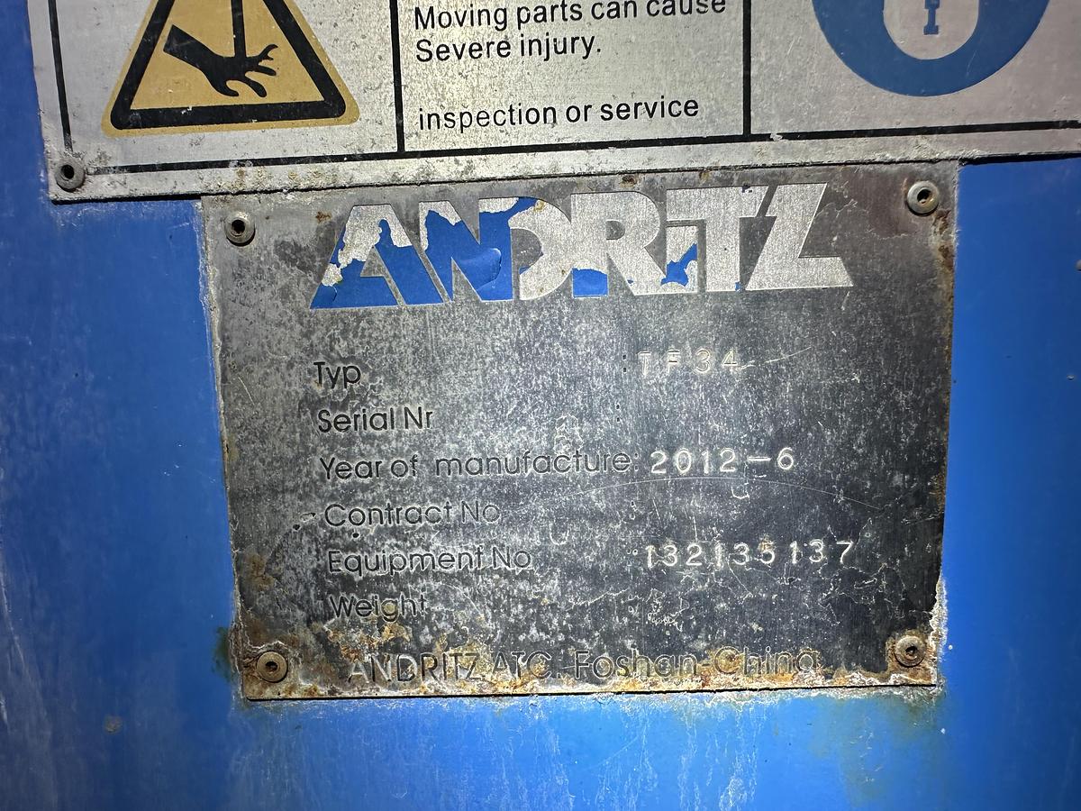 Used 2012 ANDRITZ TF 34 #40786