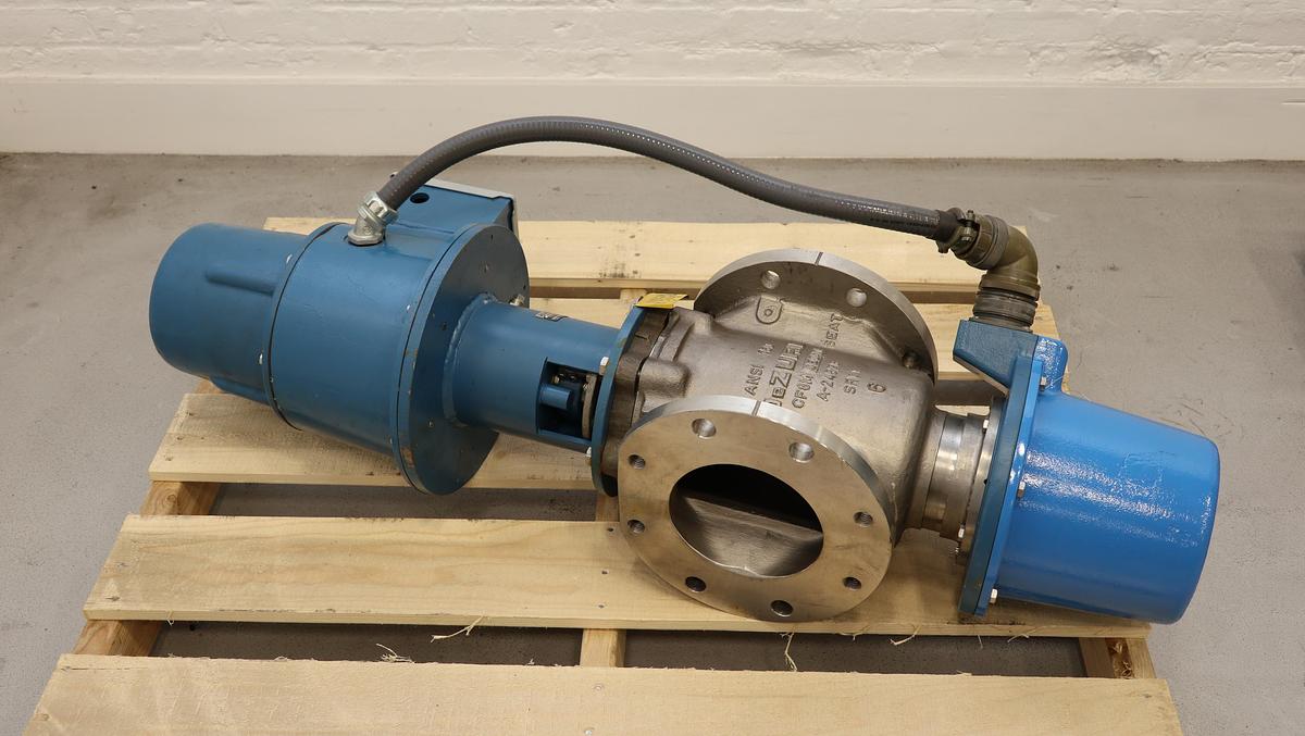 Used Dezurik 6" Electronic Basis Weight Valve #47118