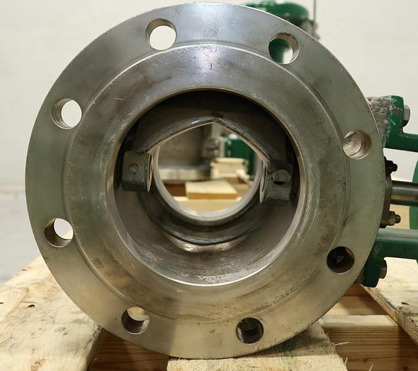 Used Fisher 6" V150 Air Operated Vee Ball Valve #46266