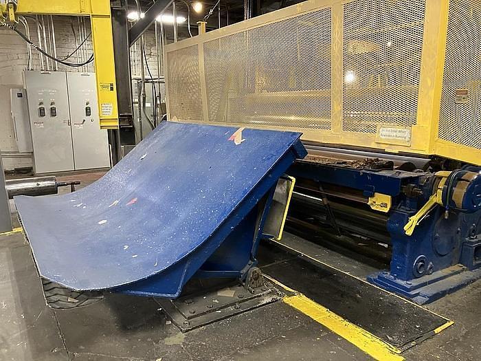 Used 110" WIDE FACE (APPX 106" MAX WEB) LANGSTON TWO DRUM WINDER