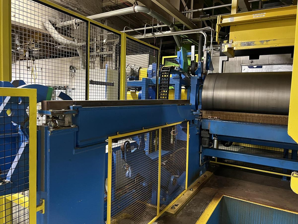 Used Horizontal Track Reel for 115" Trim Machine #47746
