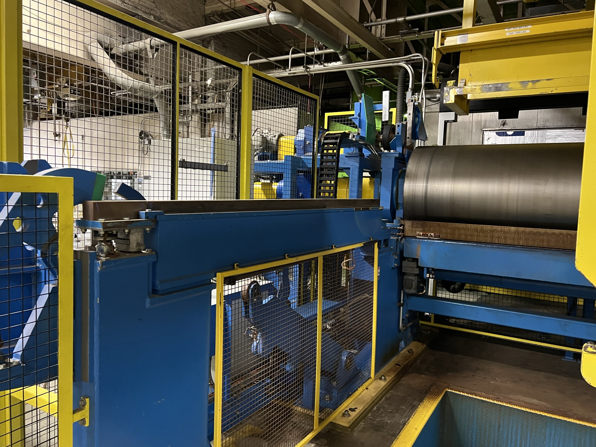 Used Horizontal Track Reel for 115" Trim Machine #47746