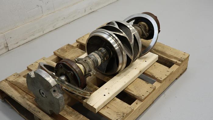 Used Goulds 3405 12x14x14 Split Case Pump Rotating Assembly #44850