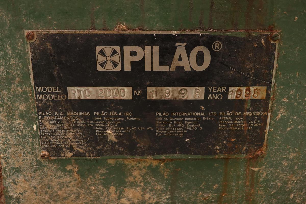 Used Pilao RTC-2000 24" Conical Refiner #47557