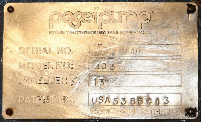 Used Poseidon 403 Posei Pump #45801