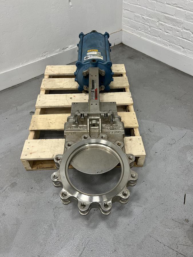 Unused Dezurik 10" Air Operated Knife Gate Valve #47257