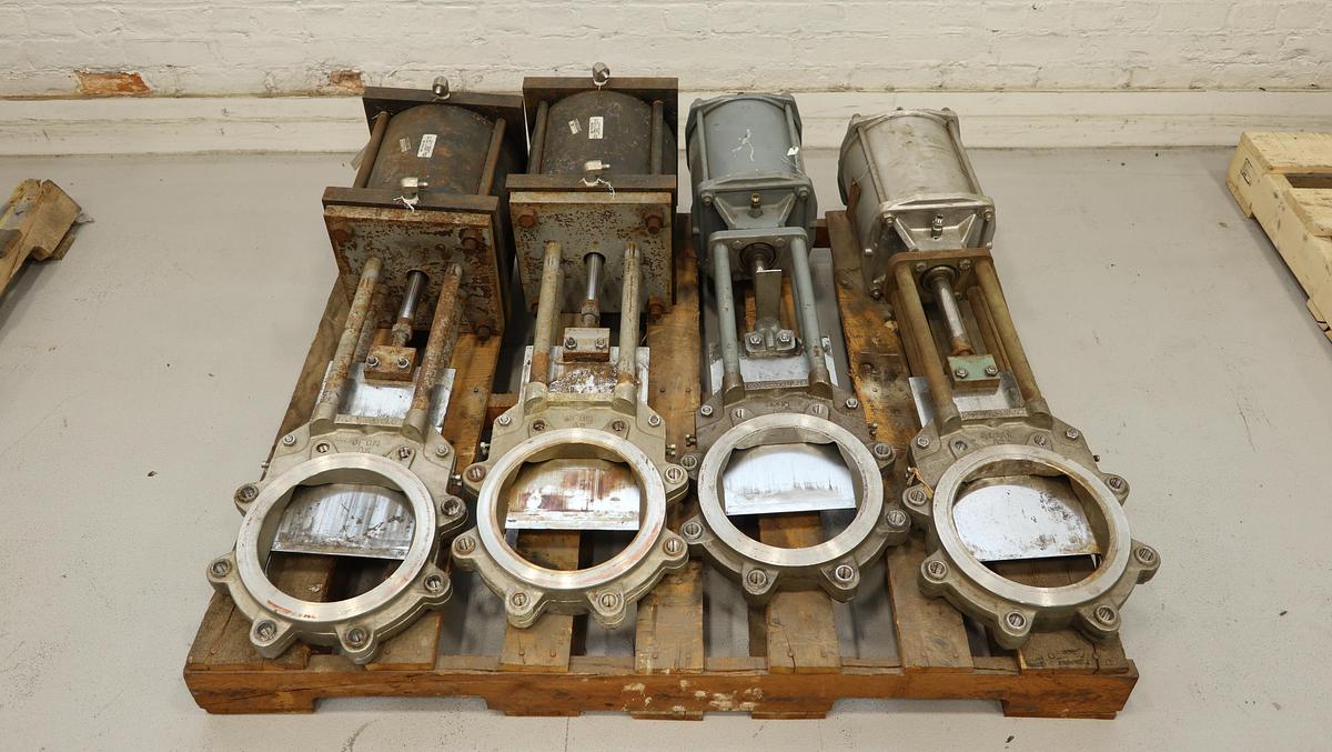 Used Wey Valve 8" VL Hand Operated Knife Gate Valve #46665