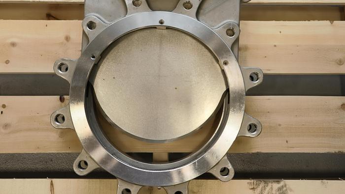 Used Keystone 12" Hand Operated Knife Gate Valve #45933