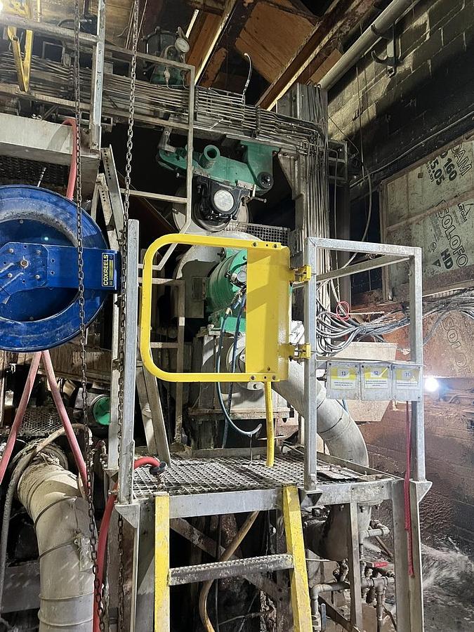 Used 7 Cylinder 110" Recycled Paperboard Machine #47044