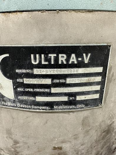 Used Black Clawson UV200 Pressure Screen Housing #44803