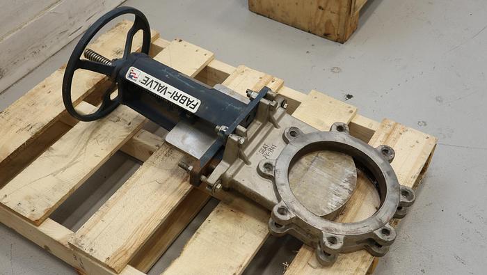 Used Fabri-Valve 8" Hand Operated Knife Gate Valve#45324