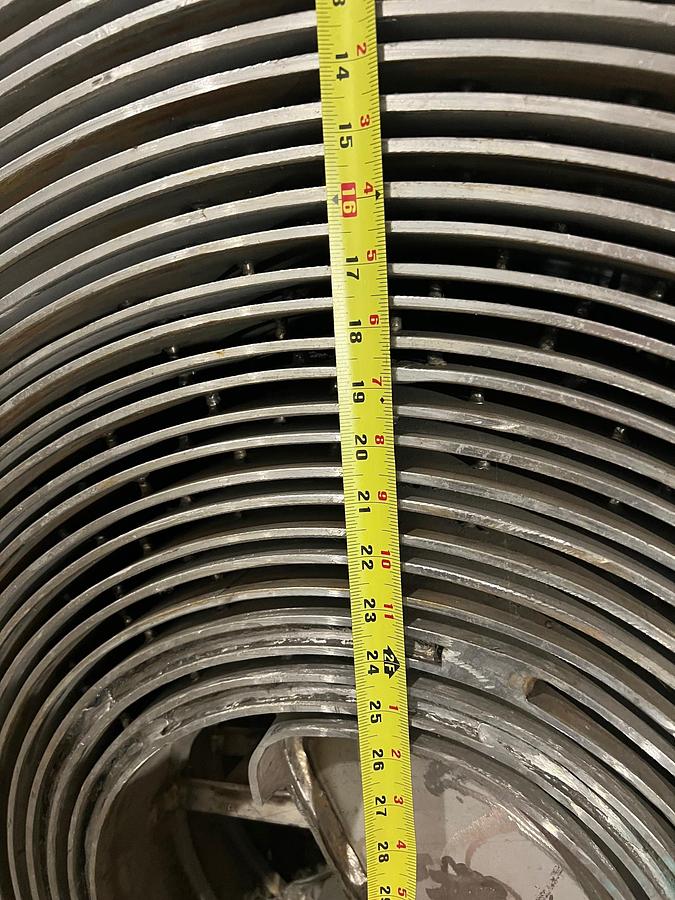 Used Alfa Laval Type 1-H Spiral Heat Exchanger #43155