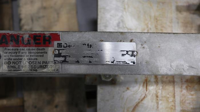 Used Dezurik 12" Air Operated Knife Gate Valve #46408