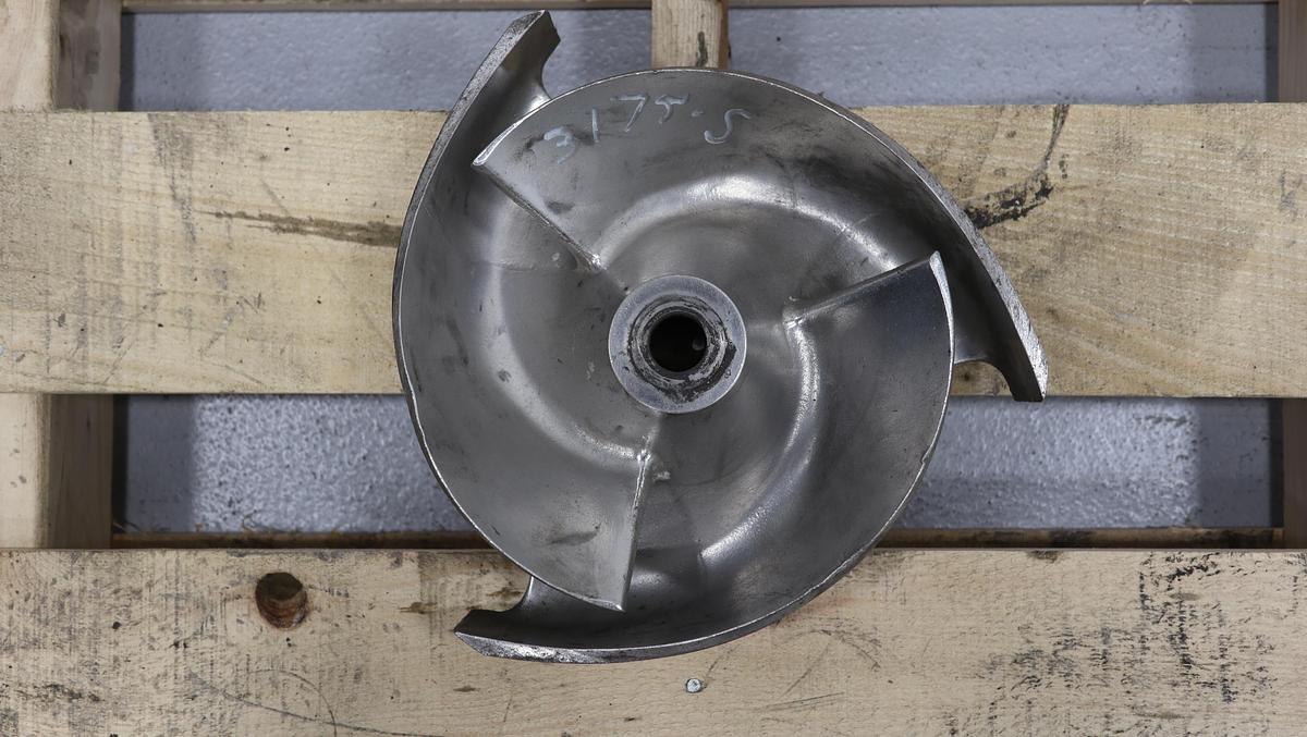Used Goulds 3175 M 8x8x12 3-Vane Impeller #46814