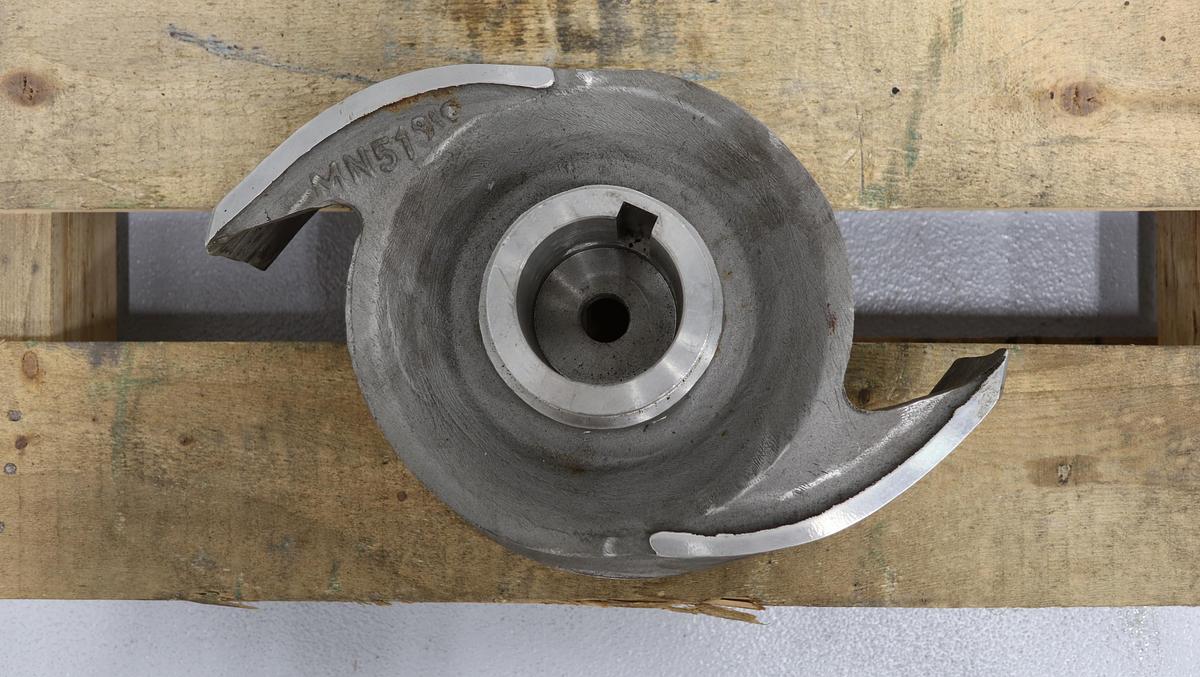 Used Goulds 3175 M 8x10x14 2-Vane Impeller #46818