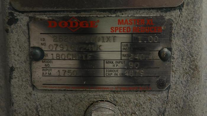 Refurbished DODGE 180CM21F Master XL Speed Reducer #46197