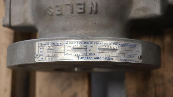 Refurbished Neles 0R21CA03AJJD 3" Vee Ball Valve #44952