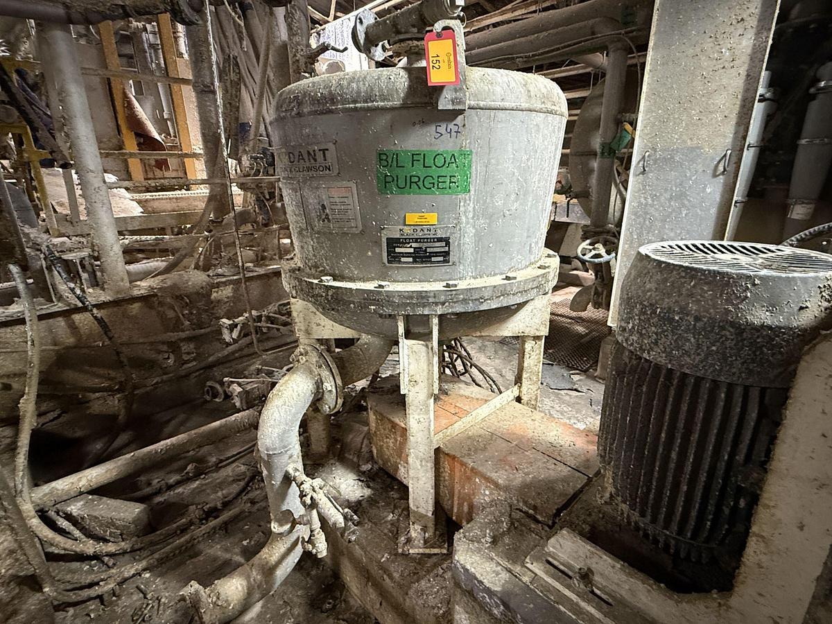 Used Kadant Black Clawson, Model 40-18 Float Purger  #46725