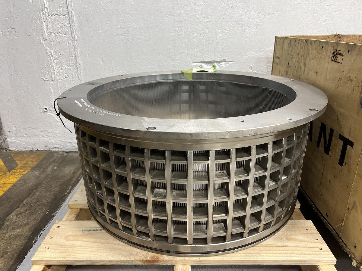 Unused Kadant Fiberwall UV100 Pressure Screen Basket  #47283