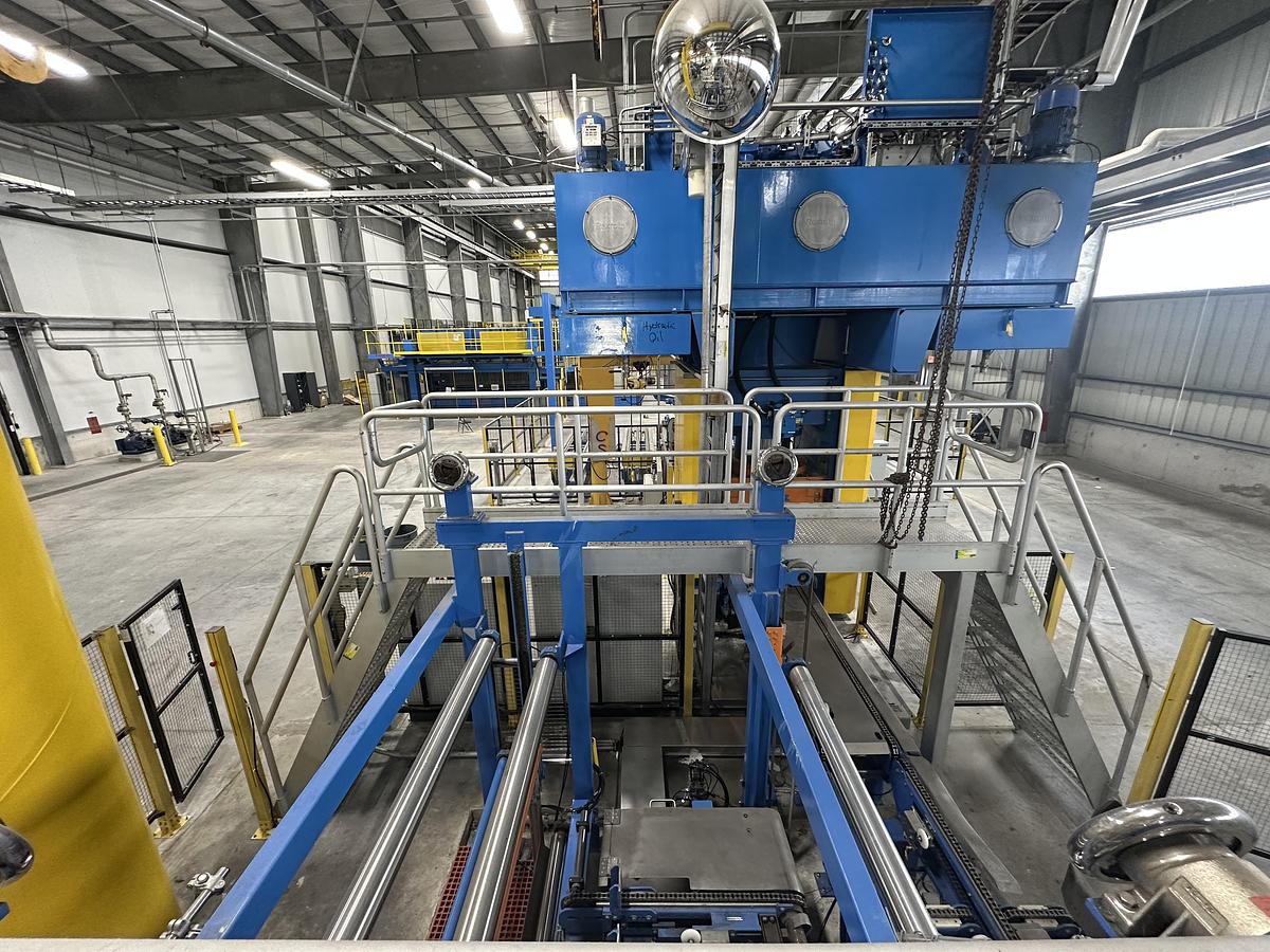 Used Pasaban Pulp Mill Sheeter With Slitting Section & Bale Forming System With Hydraulic Press #46901