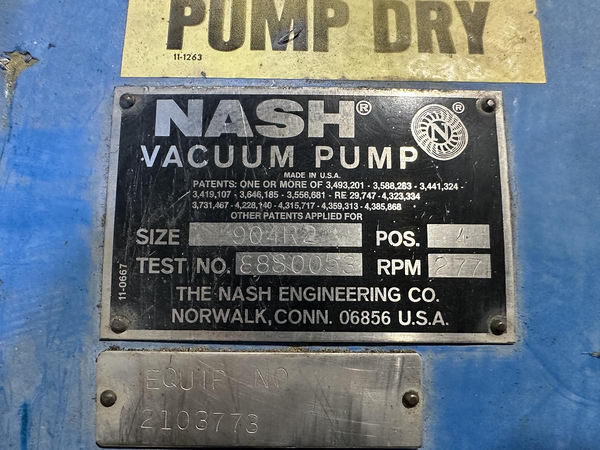 Used Nash 904-P2 Vacuum Pump #46759