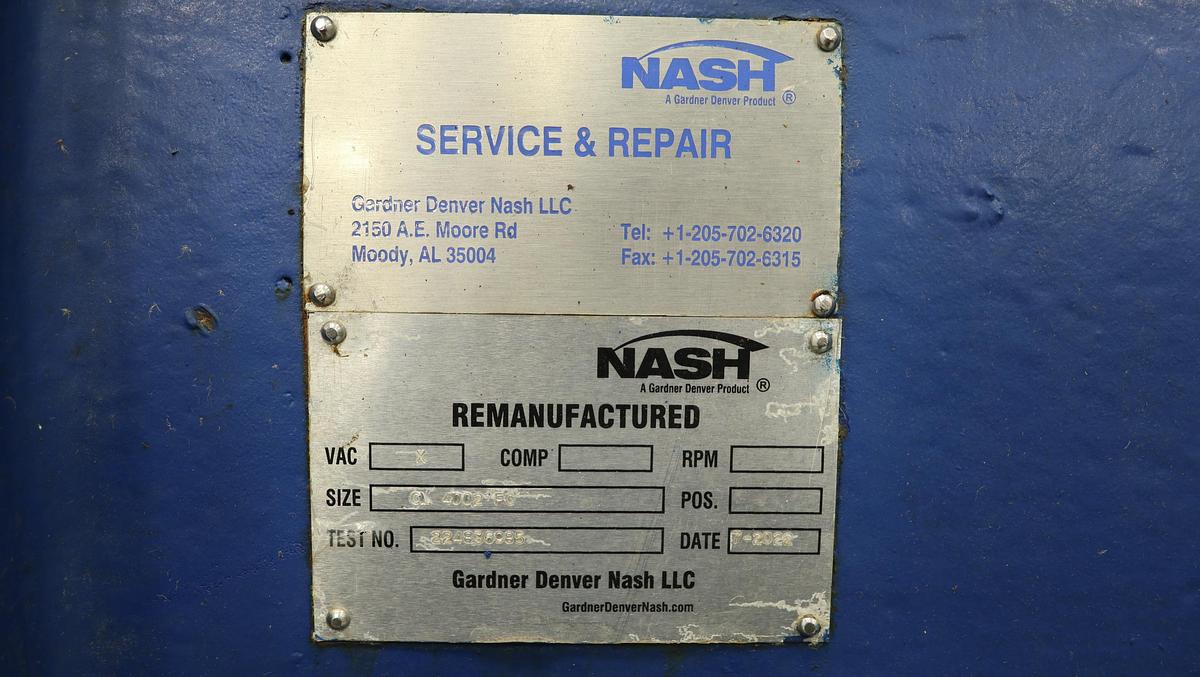 Used Nash CL 4002 FC Vacuum Pump #46480