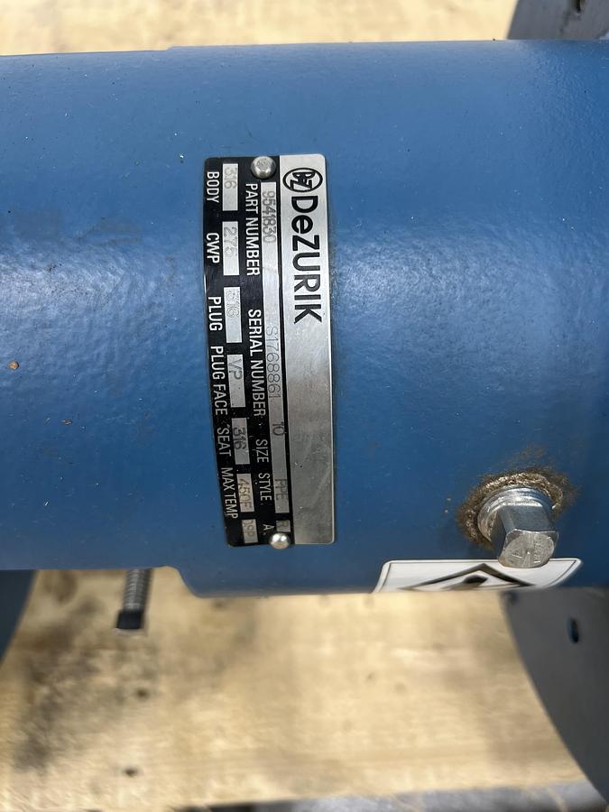 Refurbished Dezurik 10" Electronic Basis Weight Valve #47256