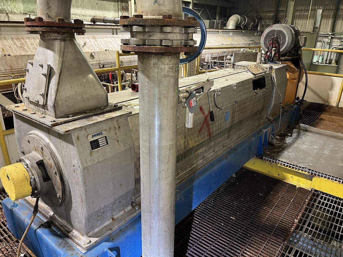 Used Thune SP70L Dewatering Screw Press #47748
