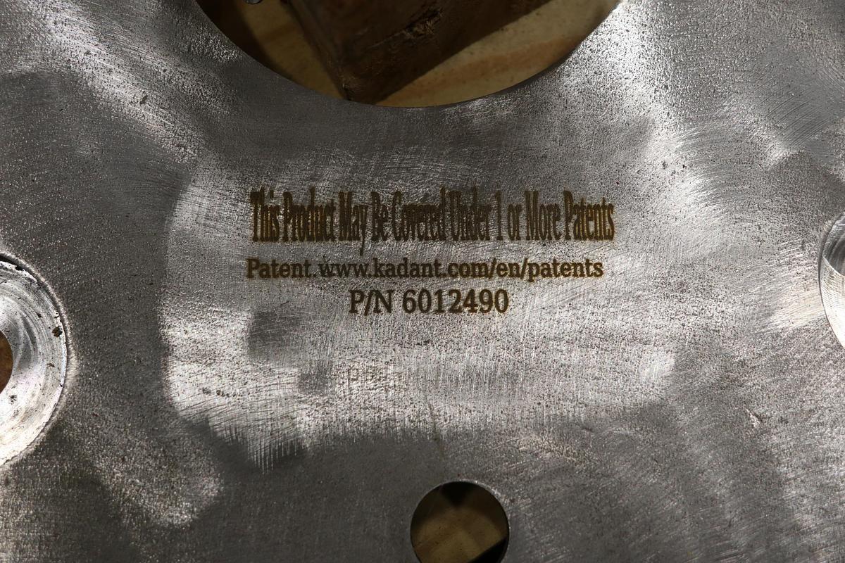 Unused Black Clawson HP42 Hydrapurge Extraction Plate #47696
