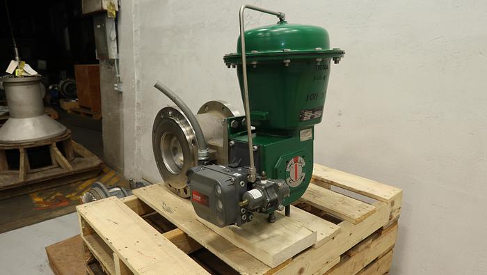 Used Fisher 8" V150 Series B Air Operated Vee Ball Valve #46487