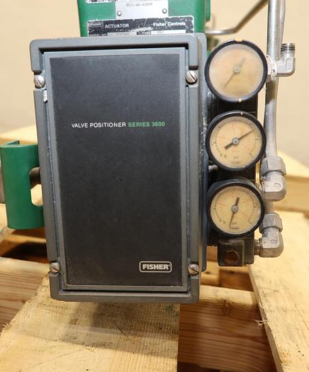 Used Fisher 2" V150 Air Operated Vee Ball Valve #46263