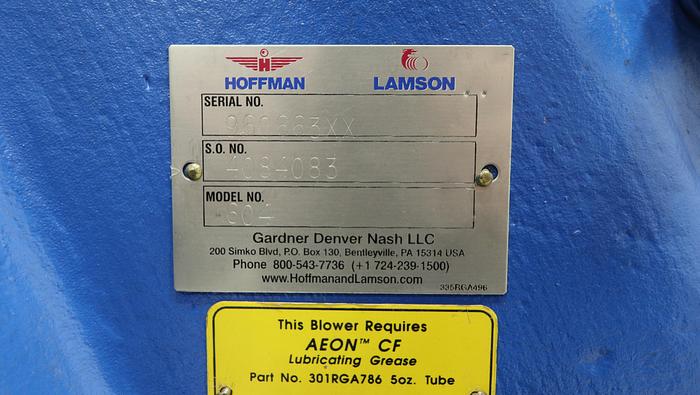 Unused Hoffman 604 Blower #45399