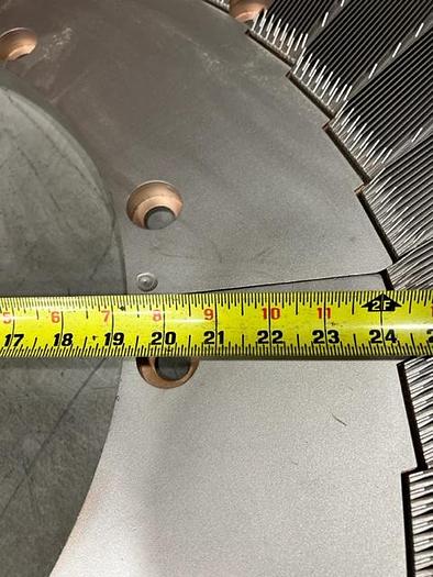 Unused Beloit DD4000 46" Refiner Plate Set, 4 Positions, 6 Segments Each #38223