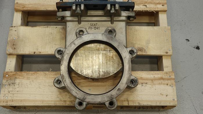 Used Fabri-Valve 8" Hand Operated Knife Gate Valve#45324