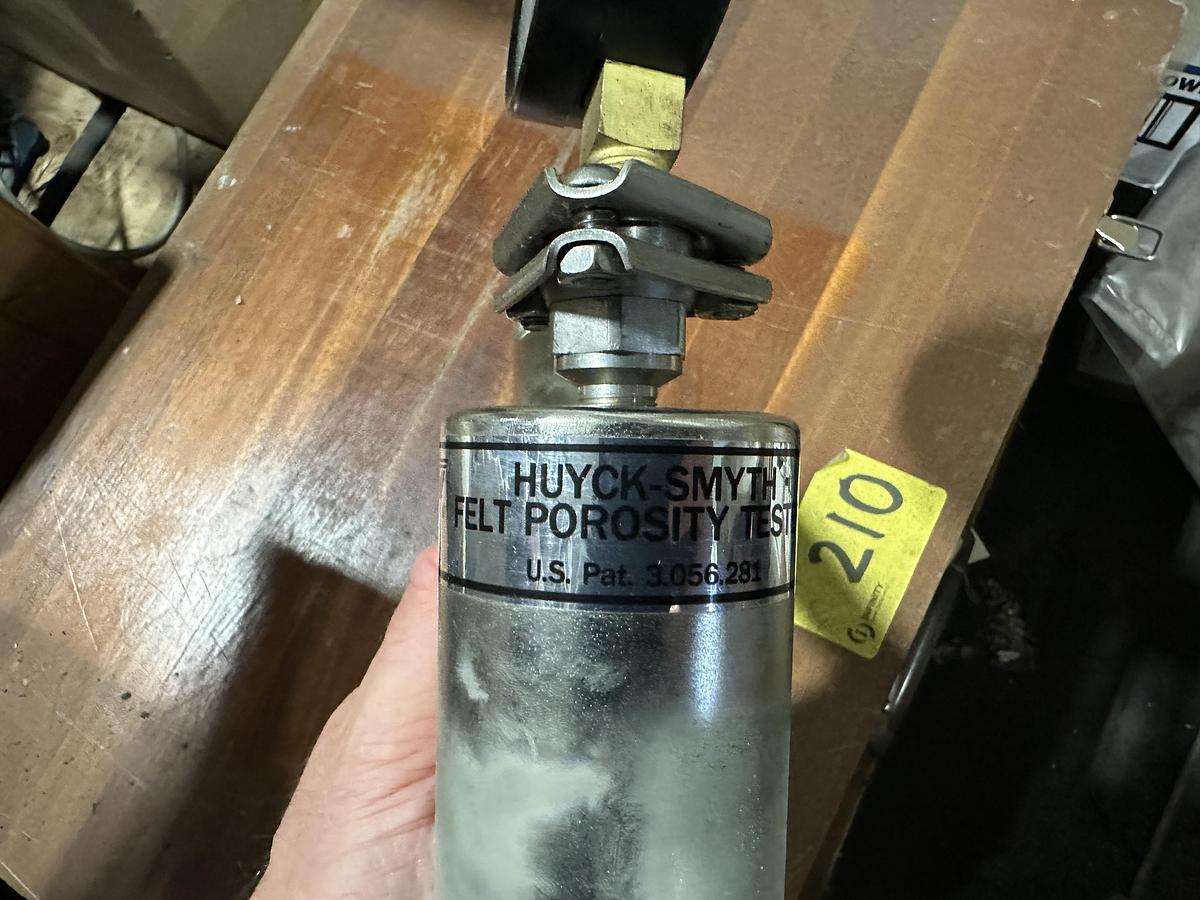 Used Huyck-Smyth Felt Porosity Tester #46888