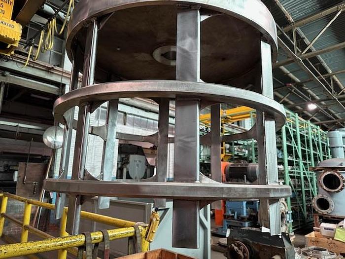 Used Fiberprep SPH-800 Pressure Screen 8-Foil Stainless Steel Rotator #43578