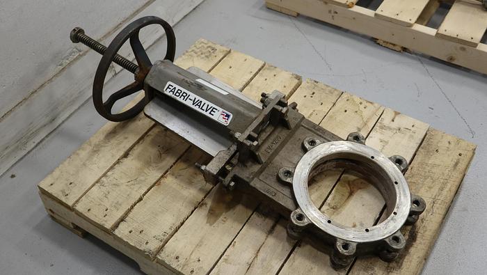 Used Fabri-Valve 8" Hand Operated Knife Gate Valve #44790