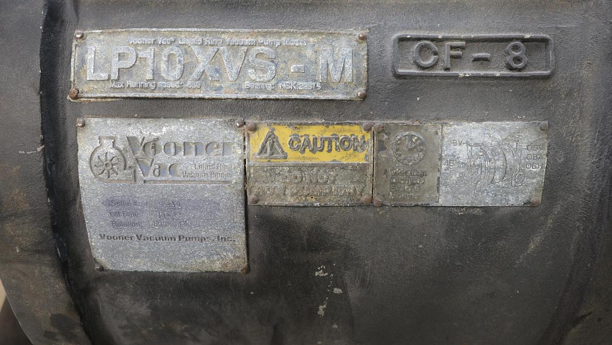 Used Vooner LP10XVS-M Vacuum Pump #47216