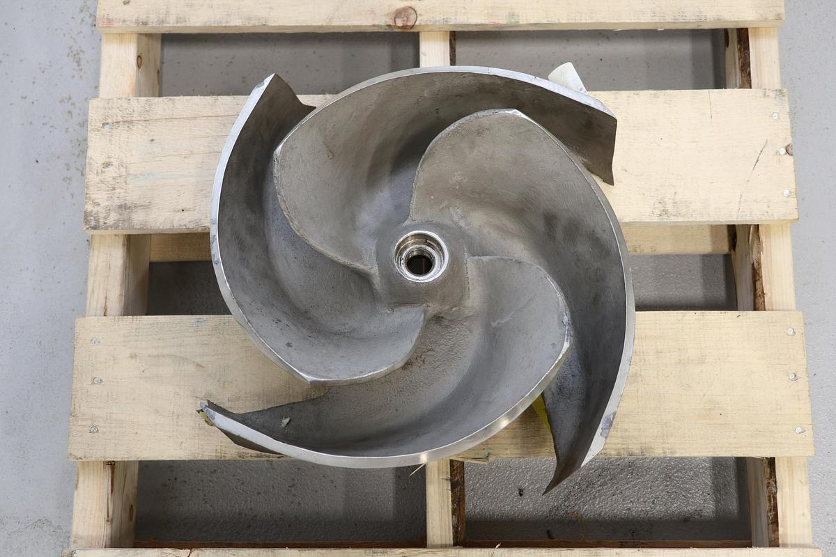 Used Goulds 3175 M 10x12x18 4-Vane Impeller #47397