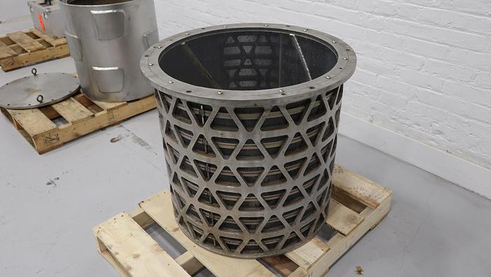 Used Black Clawson 24PSPH Pressure Screen Basket #45203