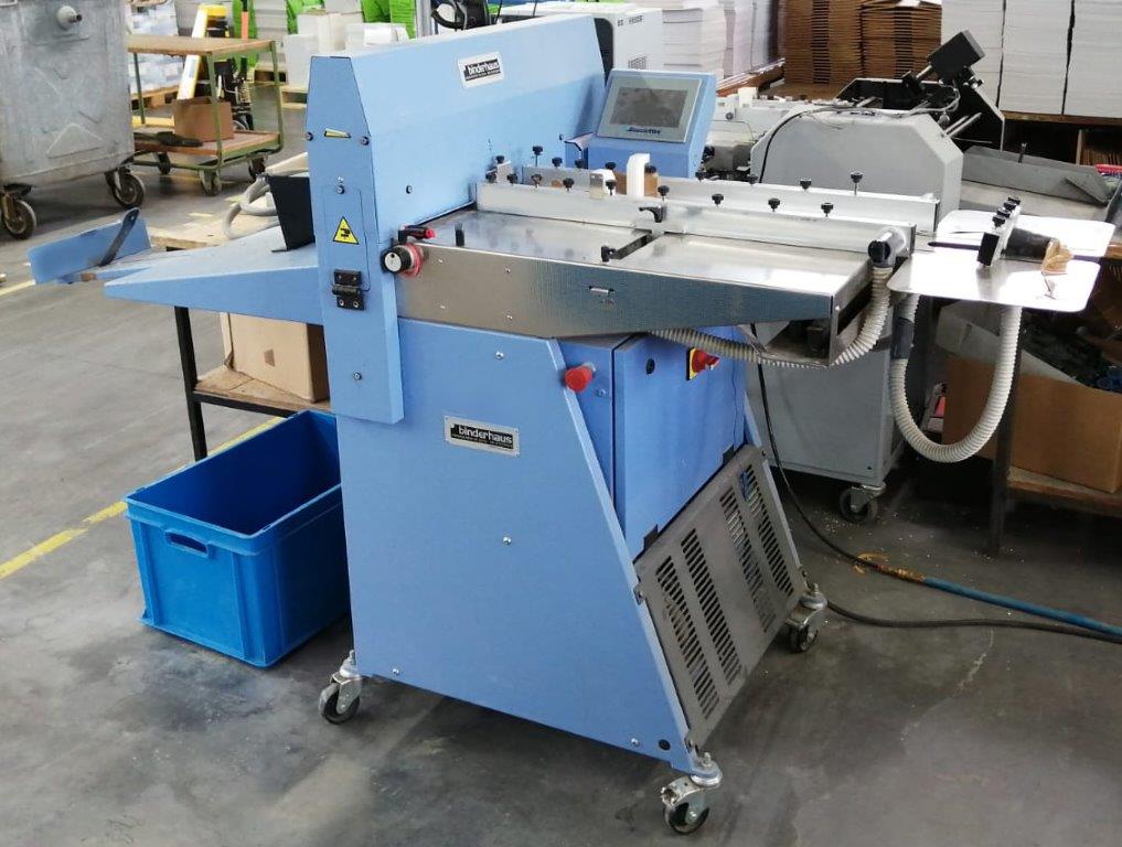 Used Bacciotini Pit Stop AF Binderhaus R 50 Grooving and creasing machine with touch control