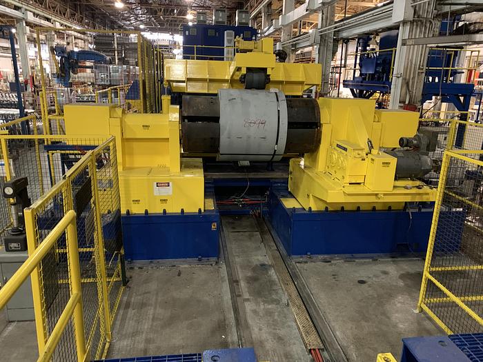 Used 84" Automatic Feed Co. Blanking Coil Feedline