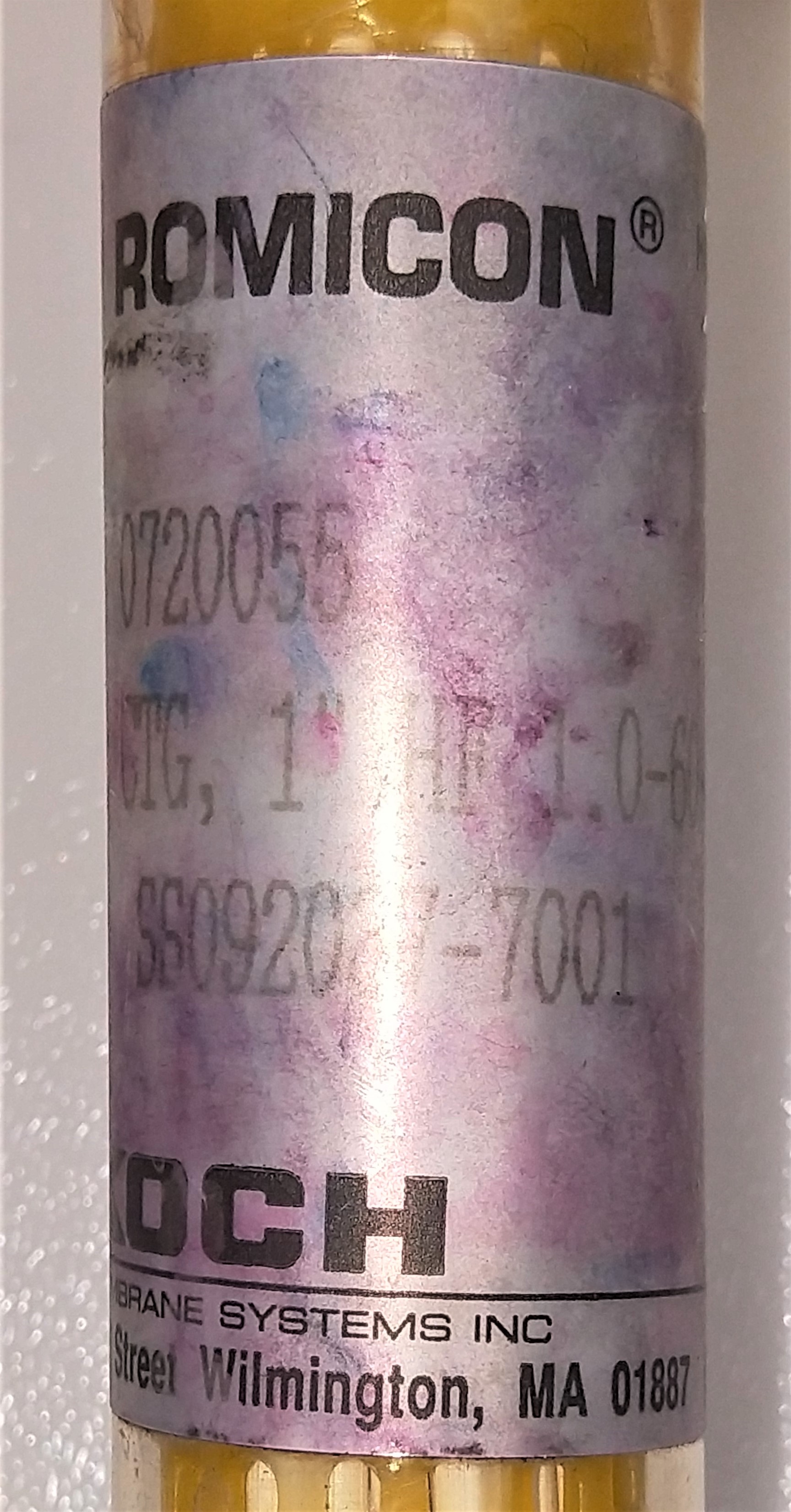 Used Koch Romicon 0720055 Hollow Fiber Cartridge - PM50