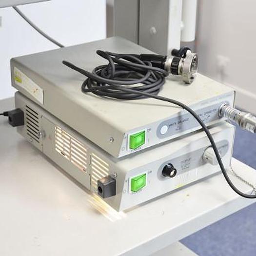 D'occasion COLONNE D'ENDOSCOPIE DE CABINET AVEC CAMERA OLYMPUS OTC-SC