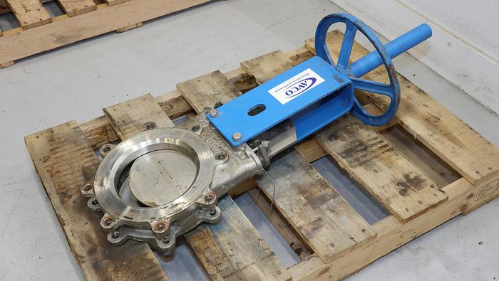 Used Avco 8" Hand Operated Knife Gate Valve #44469