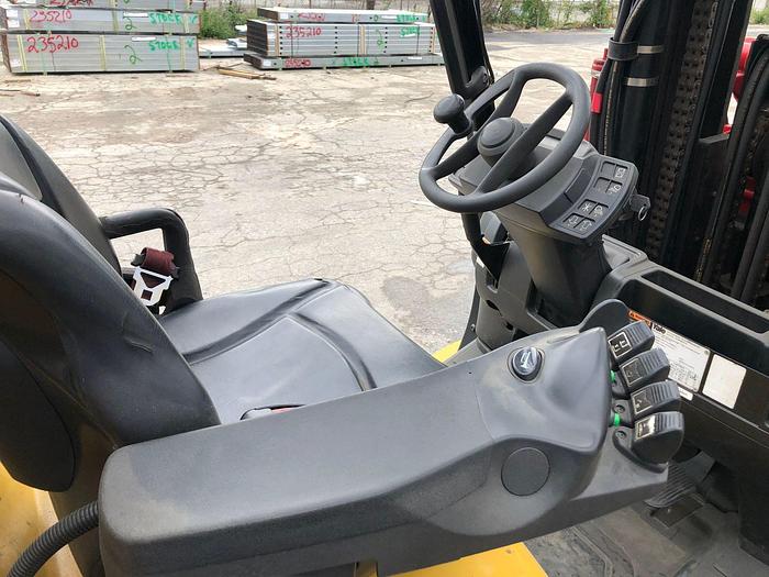 Used 12,000 POUND YALE ROLL CLAMP TRUCK MODEL GLC120VXPRS W/ 60" BOLZONI CLAMP MFG. 2012