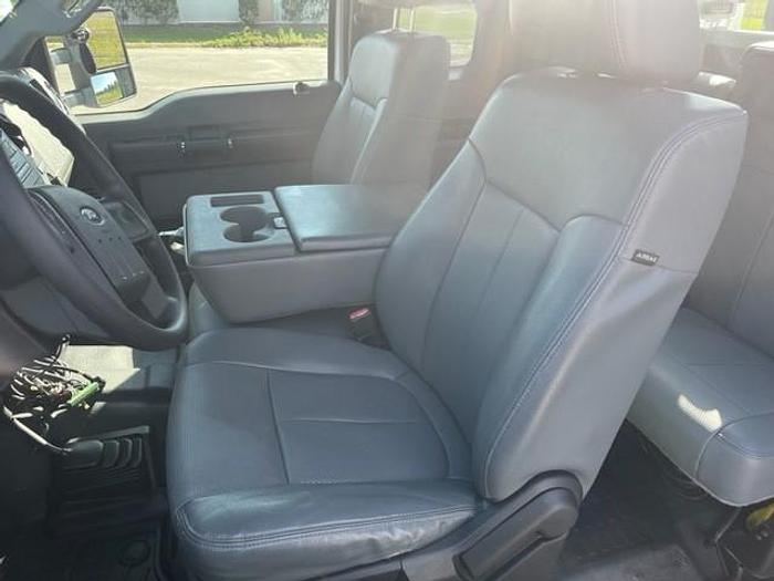 Used Altec AT40-G Bucket Boom on 2015 Ford F550 4x4 Extended Cab Utility Bucket Truck